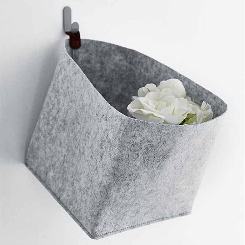 Stylish Nordic Felt Storage Basket for Home Decor