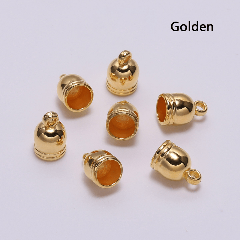 50pcs Necklace End Tip Tassel Caps Beads Cap For DIY Jewelry Making
