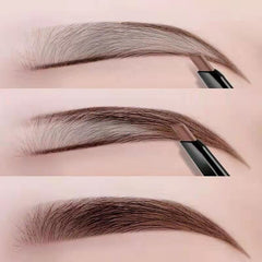 Waterproof Double-ended Eyebrow Pencil with Brush
