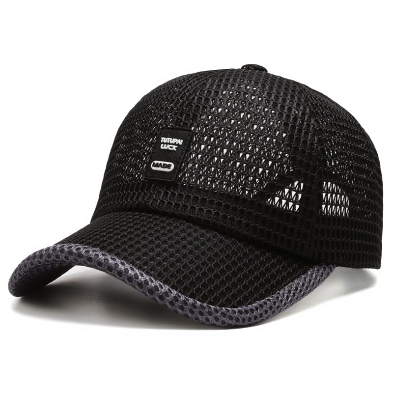 Men's Mesh Baseball Cap Breathable Summer Caps Dad Hat Outdoor Fishing Hats