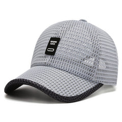 Men's Mesh Baseball Cap Breathable Summer Caps Dad Hat Outdoor Fishing Hats