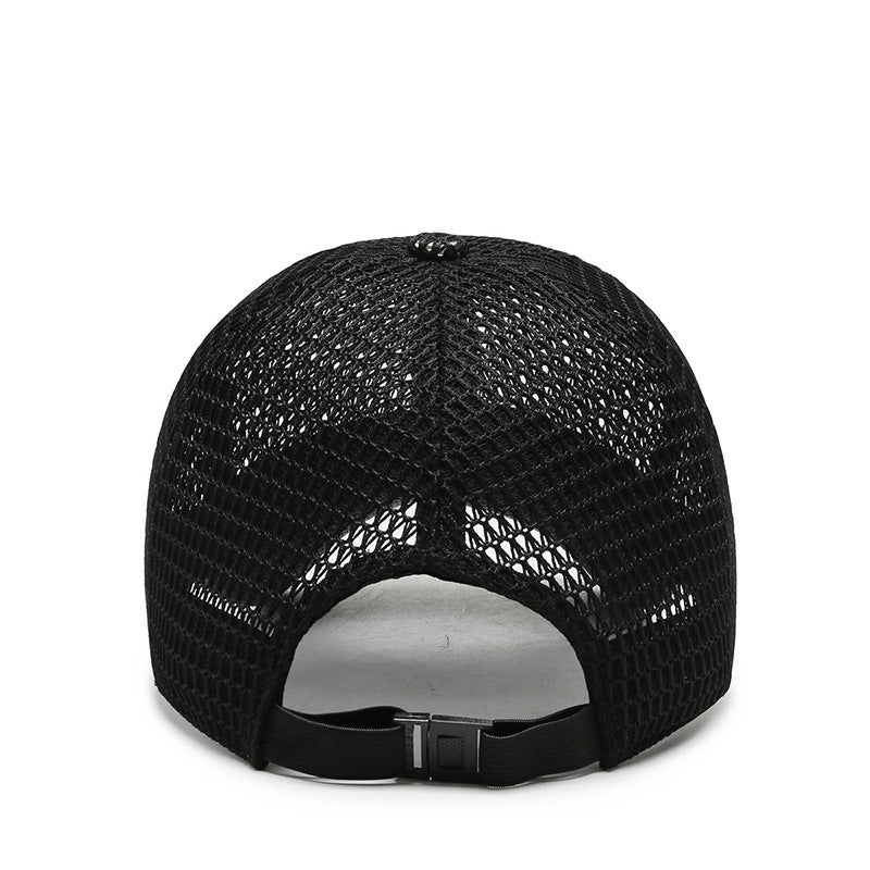 Men's Mesh Baseball Cap Breathable Summer Caps Dad Hat Outdoor Fishing Hats