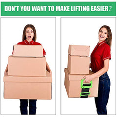 Adjustable Lifting Moving Straps - Durable Handles - Support 600Lbs