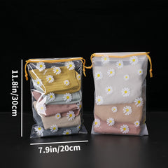 10pcs Waterproof Storage Bag Drawstring Travel Organizer