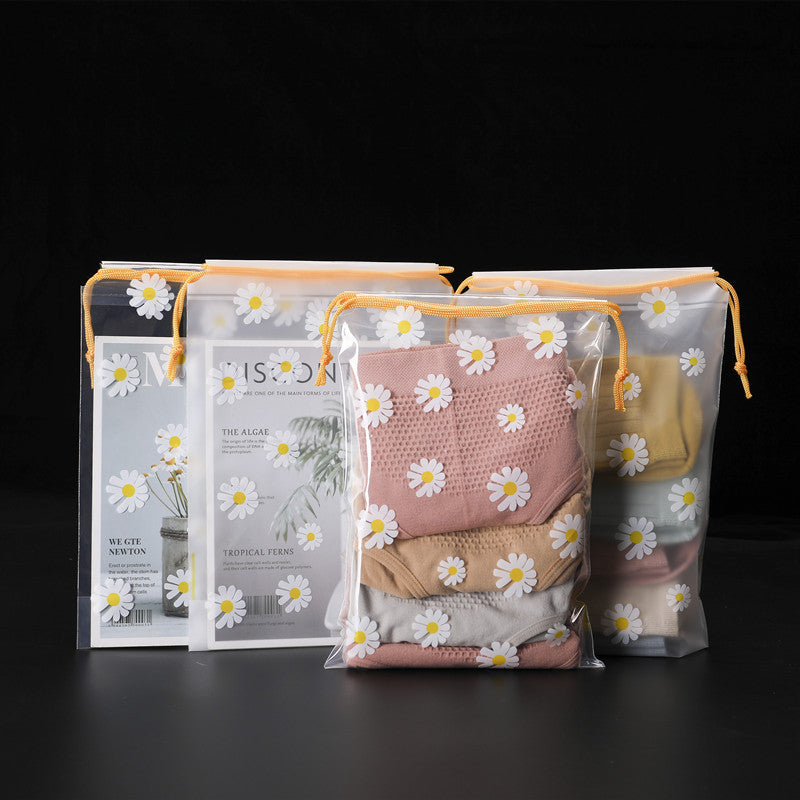 10pcs Waterproof Storage Bag Drawstring Travel Organizer