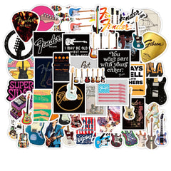 50pcs Rock Cartoon Waterproof Stickers for Phone Case Cup Decoration