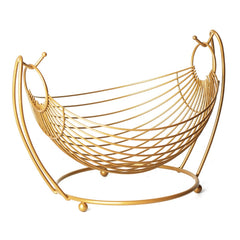 Hammock Shaped Fruit Vegetable Basket Iron Wire Storage Hamper