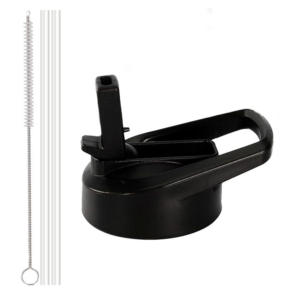 Stainless Steel Cup Lid Set for 12-64oz Wide Mouth Bottles