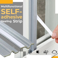 Self Adhesive Window Sealing Strip Weather Soundproofing Anti Air Leak Tape 2m