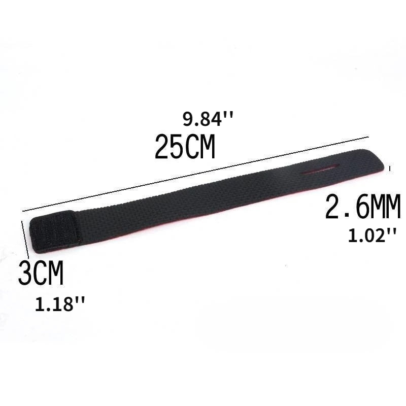 10pcs Fishing Rod Belts Ties Straps Holders Fixing Ropes for Fly Rods