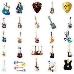 50pcs Rock Cartoon Waterproof Stickers for Phone Case Cup Decoration