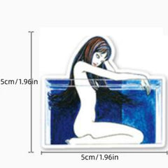 50pcs Classic Horror Anime Stickers for Luggage Laptop Journals