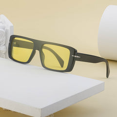 Men's Small Square Frame Sunglasses Retro Shades UV Protection