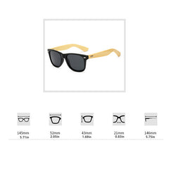Men's Wooden Polarized Sunglasses Sun Protection Decorative Accessories