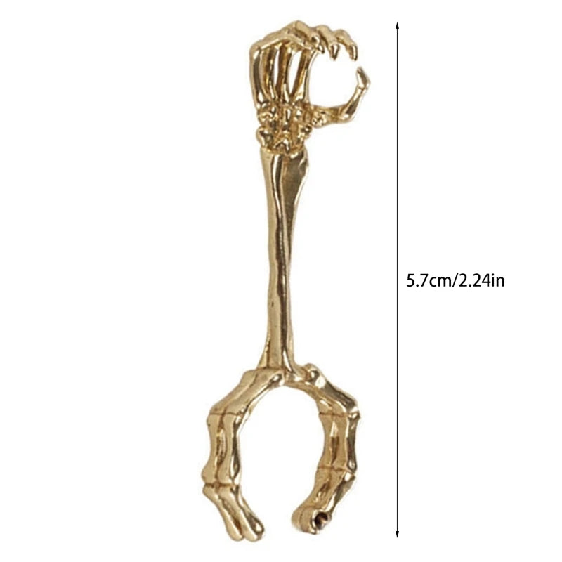 Hand Bone Smoking Ring Cigarette Holder Thick Smoke Rack Holder Clip