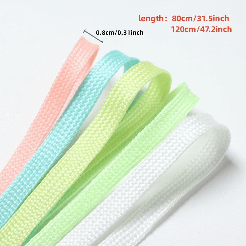 Reflective Luminous Shoelaces for Sports Shoes