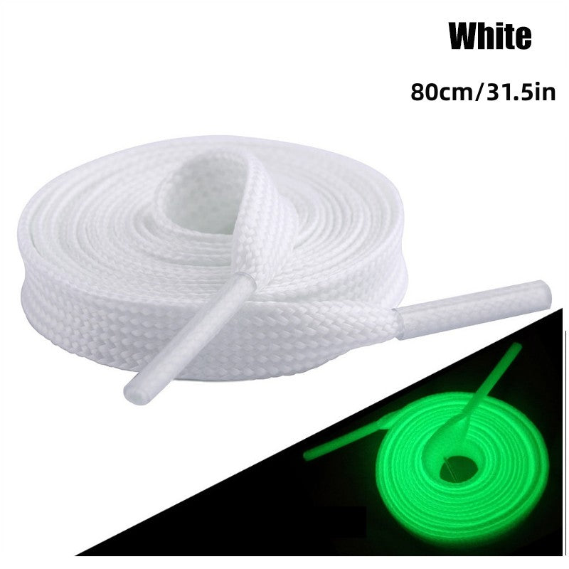 Reflective Luminous Shoelaces for Sports Shoes
