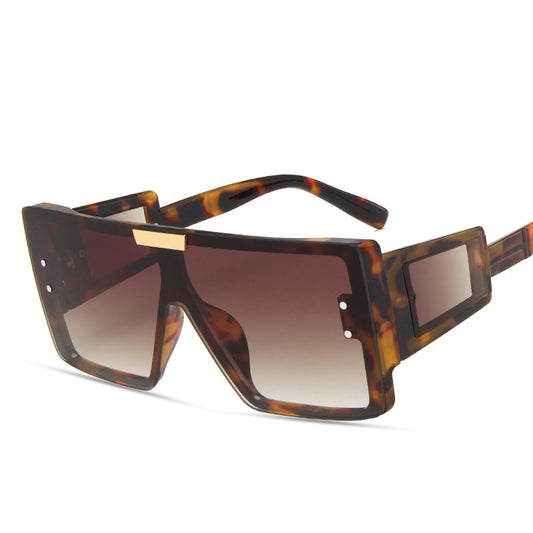 Square Frame Sunglasses One Piece Sunnies Wide Legs Small Windows