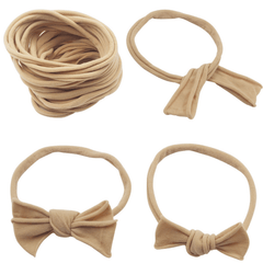 Soft Nylon Headbands Set: Perfect Gift for Baby Girls