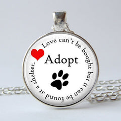 Red Heart Love Dog Paw Gem Keychain For Men