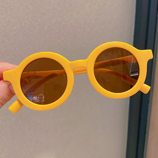 Y2K Vintage Round Sunglasses UV Protection Decorative Accessories