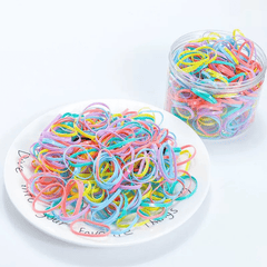 1500pcs Disposable Hair Ties for Baby Girls' Ponytails