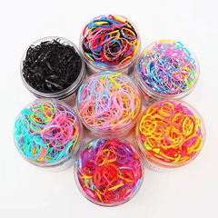 1500pcs Disposable Hair Ties for Baby Girls' Ponytails