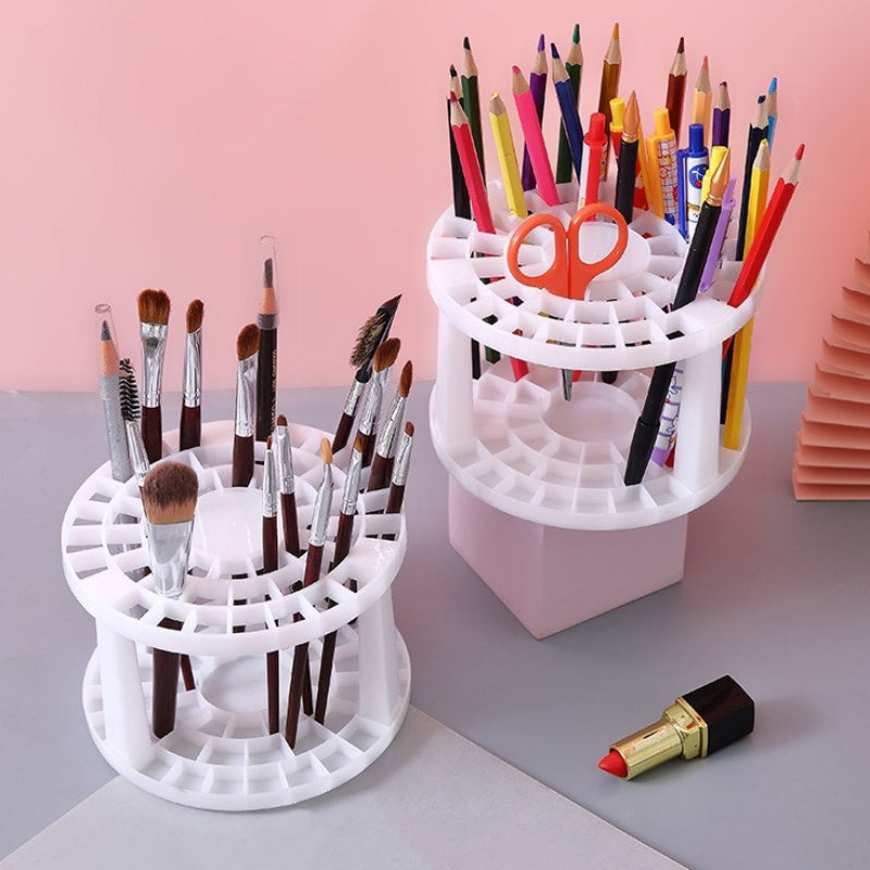 Grid Pen Holder for Makeup and Art Supplies