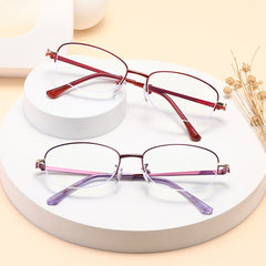 Men's Anti-fatigue Half-frame Presbyopic Glasses