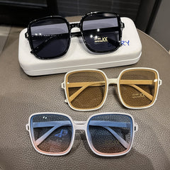 Girls Large Square Frame Sunglasses UV Protection