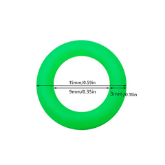 50pcs Glow-in-the-Dark Ground Nail Rings for Camping, Night Fishing & Warning