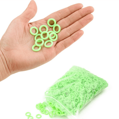 50pcs Glow-in-the-Dark Ground Nail Rings for Camping, Night Fishing & Warning