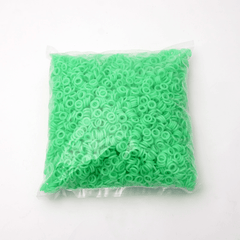 50pcs Glow-in-the-Dark Ground Nail Rings for Camping, Night Fishing & Warning