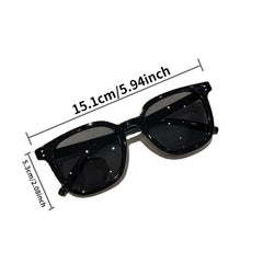 Square Sunglasses Men Women UV Protection Polarized Retro Shades