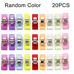 20pcs Colorful Sewing Clips Craft Knitting Safety Clips Binding Clips