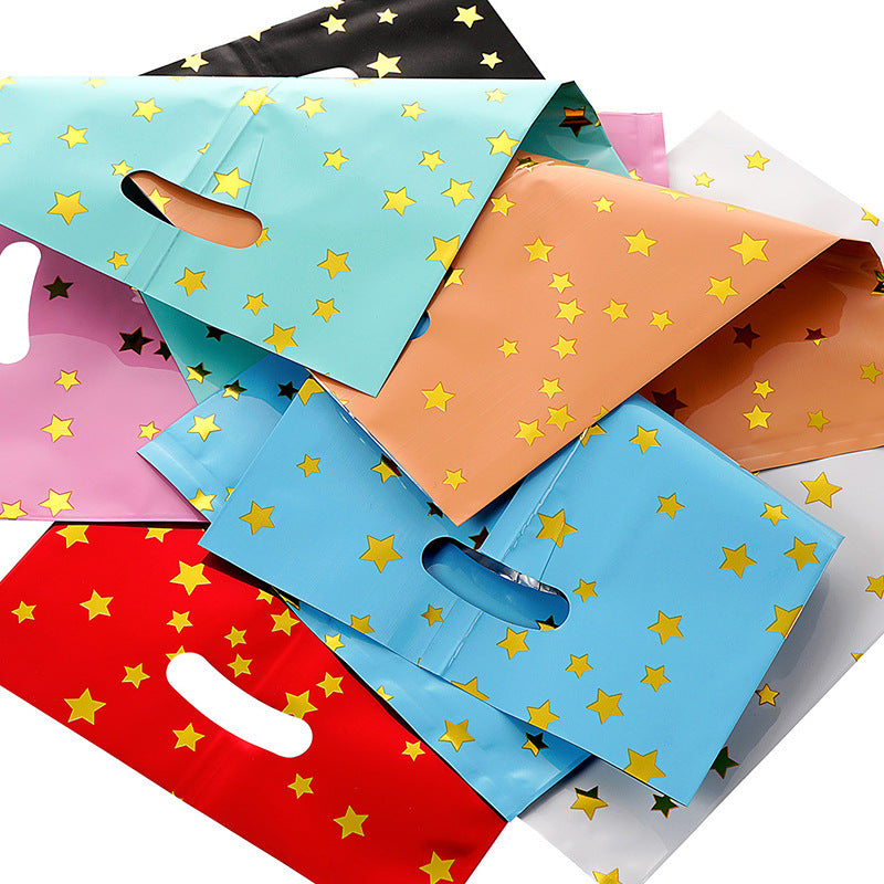 30 Small Pentagram Party Gift Bags, Portable Candy Bag Birthday Party Bags