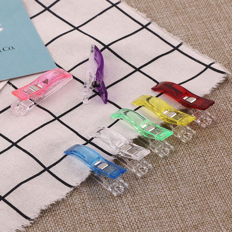 10pcs Sewing Clips Fabric Quilting Clips Plastic Clips for DIY Crafting