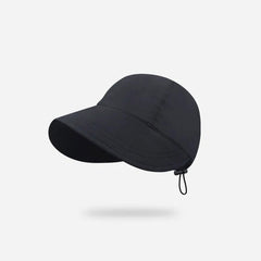 Wide Brim Sun Hat Drawstring Adjustable Cap Quick drying Golf Baseball Cap