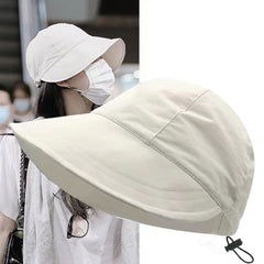 Wide Brim Sun Hat Drawstring Adjustable Cap Quick drying Golf Baseball Cap