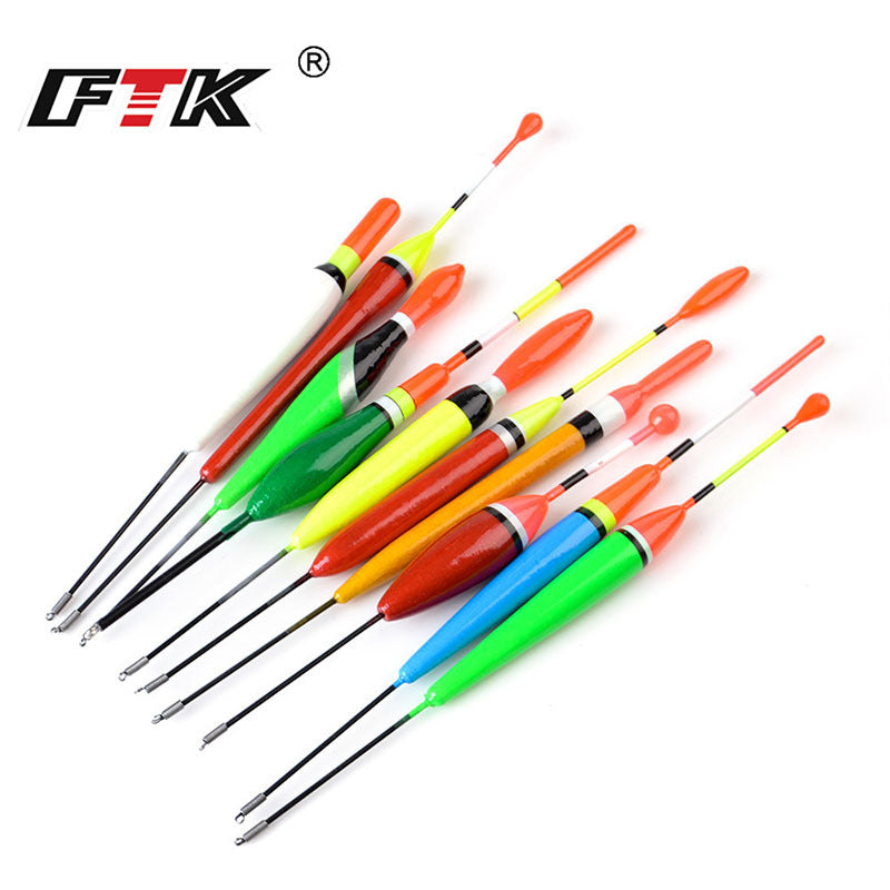 10pcs Balsa Wood Fishing Float - Accurate Casting, Sensitive Bite Detection