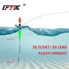 10pcs Balsa Wood Fishing Float - Accurate Casting, Sensitive Bite Detection