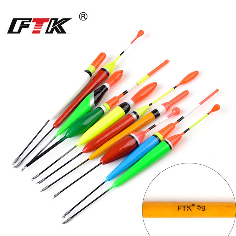 10pcs Balsa Wood Fishing Float - Accurate Casting, Sensitive Bite Detection