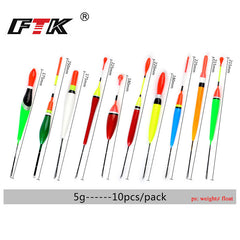 10pcs Balsa Wood Fishing Float - Accurate Casting, Sensitive Bite Detection