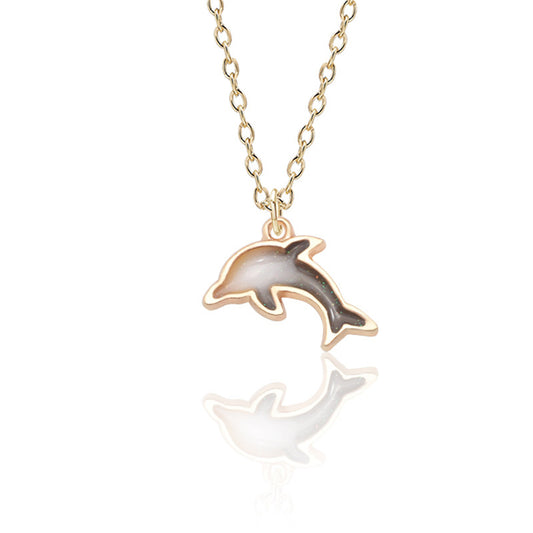 Dolphin Pendant Necklace Jewelry for Girls Boys Teens