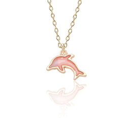 Dolphin Pendant Necklace Jewelry for Girls Boys Teens