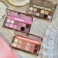 12 Colors Nude Eyeshadow Palette Matte Shimmer High Pigment Smokey Style