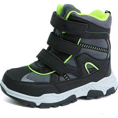 Boys Snow Boots - Warm, Waterproof, Non-Slip, Easy to Wear