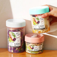 Portable Salad Cup with Spoon for Yogurt and Snacks on the Go