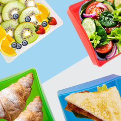 Reusable Sandwich Storage Box - Microwave Safe - Kitchen Organizer