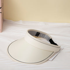 UPF50 Wide Brim Foldable Visor Hat UV Protection Sun Hat